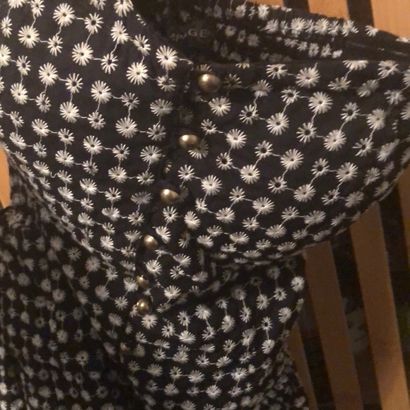 NWT Rampage black and white peplum romper - Picture 5 of 5